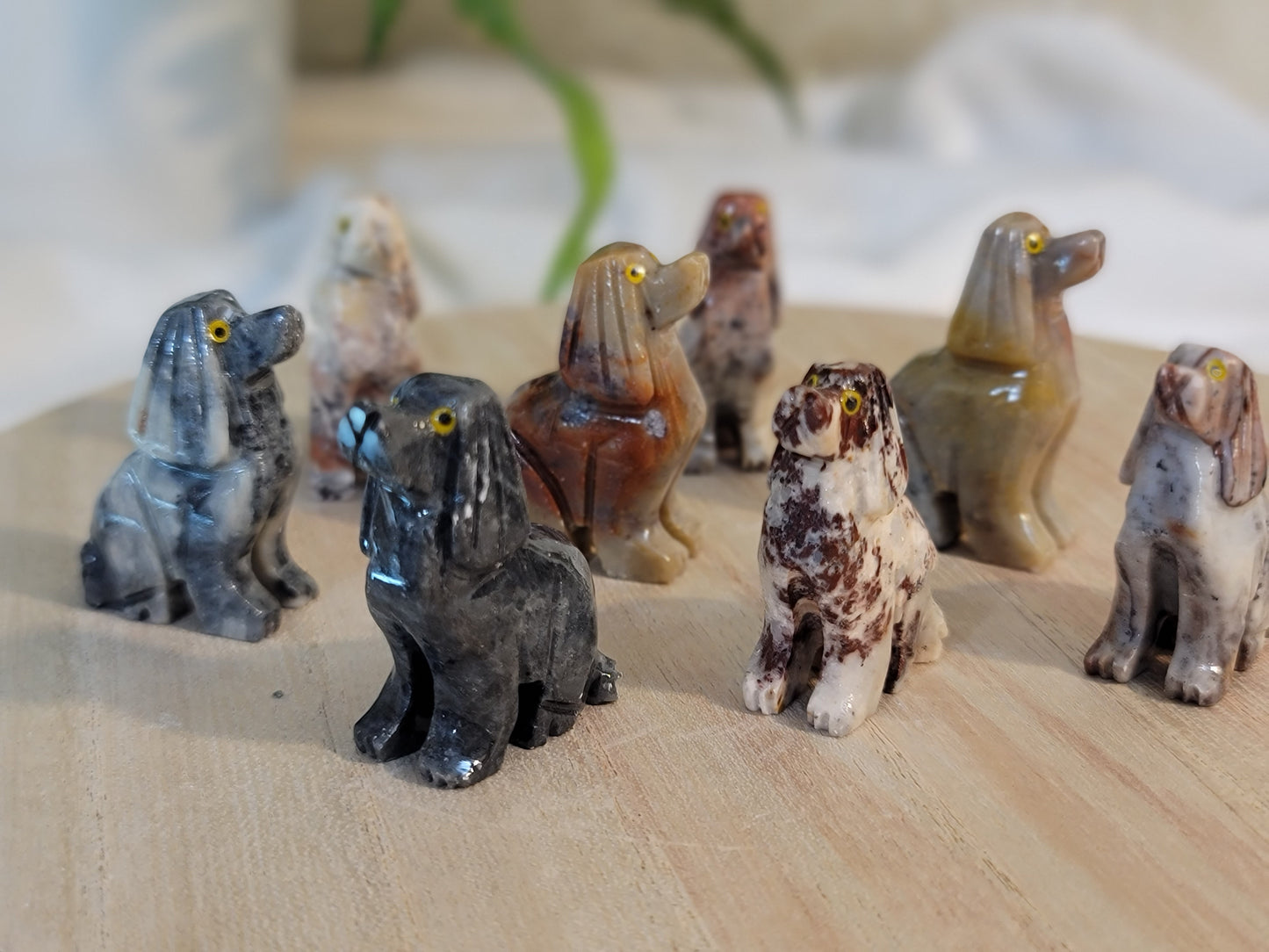 Soapstone Dog Carving